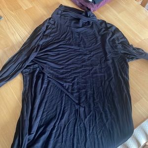 Oversize size l black turtle neck long sleeve